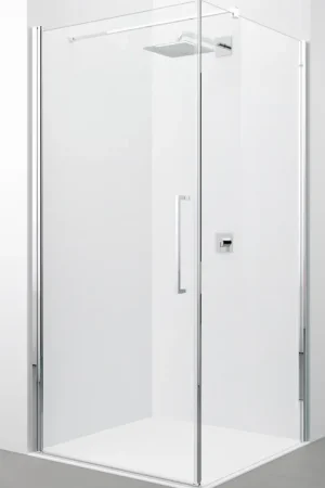 Betrouwbaar Novellini Young 2.0 FG, Douchewand, zijwand, 2000 x 890mm (HxB), profiel mat chroom, 6mm glas helder
