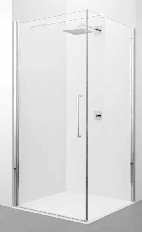 Novellini Young 2.0 G, douchedeur, draaideur, hxb 2000x890mm, profiel mat chroom, 6mm glas helder Y2G891B Superprijs