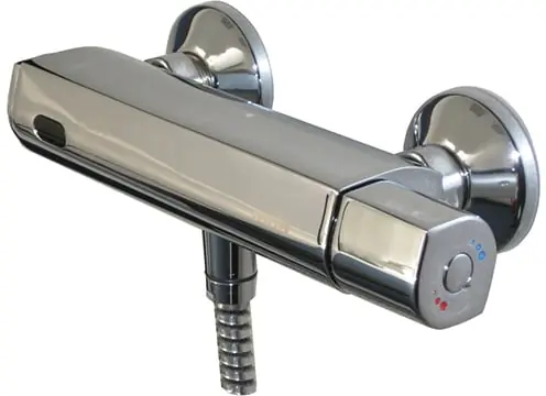 Seizoensaanbieding Rada Tec infrarood douchethermostaat Tec 600 HOH=15cm m. koppelingen incl. batterij chroom 21931348