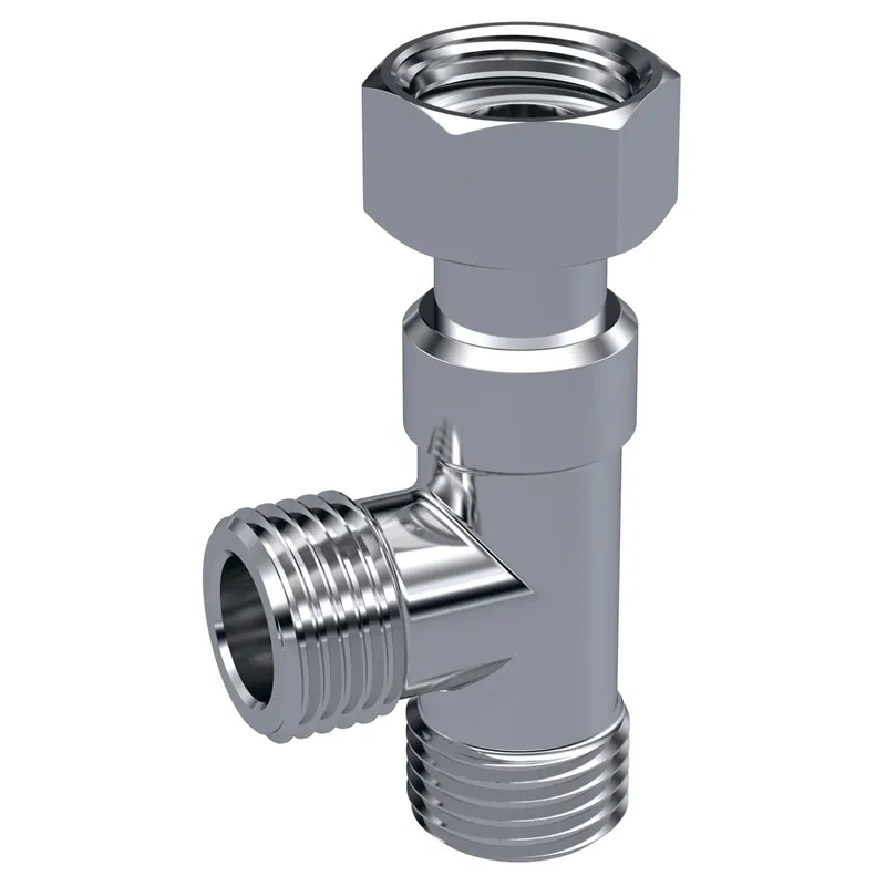 Finale Uitverkoop Raminex RAM T-stuk messing verchroomd 3/8"x3/8"x3/8‘ 1200023