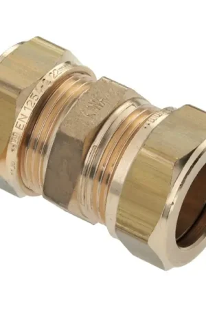 Koop Vandaag Bonfix Knelfitting messing rechte koppeling sok 15 x 15mm (knel x knel) 82530
