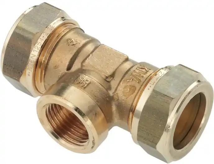 Beste Prijs Bonfix T-stuk 22 x 3/4" binnendraad x 22 mm 82647