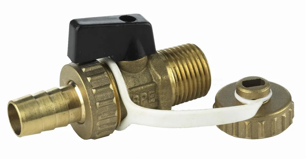 BPE Vul- / aftapkraan 1/2" buitendraad messing met knop 60521 Hoge Kwaliteit