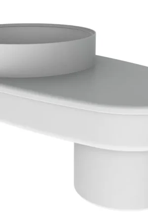 Burgerhout adapter parallel 80/80 mm naar concentrisch 80/125 mm kunststof wit 400453890 Lage Prijs