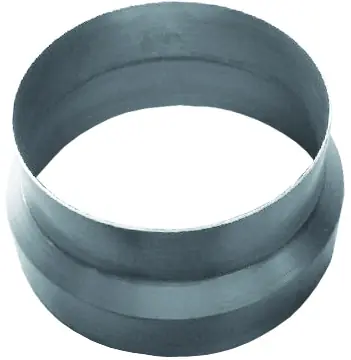 Burgerhout aluminium verloopstuk tbv plakplaat 139-119mm H=70mm 400453140 Nieuw
