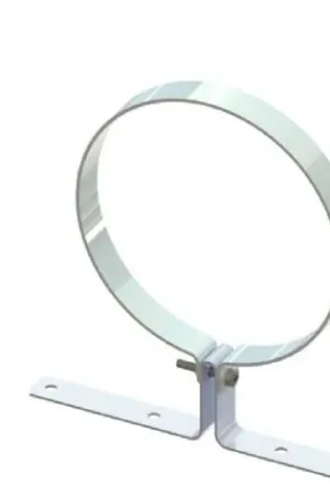 Direct Verzonden Burgerhout bevestigingsbeugel 125 mm wit aluminium 400452266