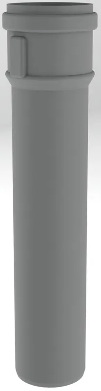 Burgerhout Bm-PP rookgasafvoerbuis 100x1000mm PP grijs 400452134 Laatste Kans
