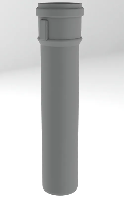 Burgerhout Bm-PP rookgasafvoerbuis 80x250mm PP grijs 400452036 Koop Vandaag