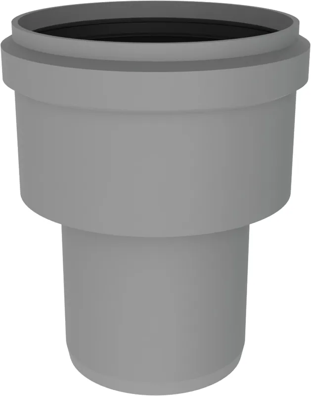 Bestseller Burgerhout Bm-PP verloopstuk 60-80mm PP vergrotend grijs 400470222