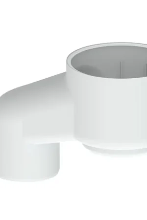 Beste Prijs Burgerhout broekstuk 80/80 - 80/125 mm, afstand hart tot hart 120mm, kunststof 400452916
