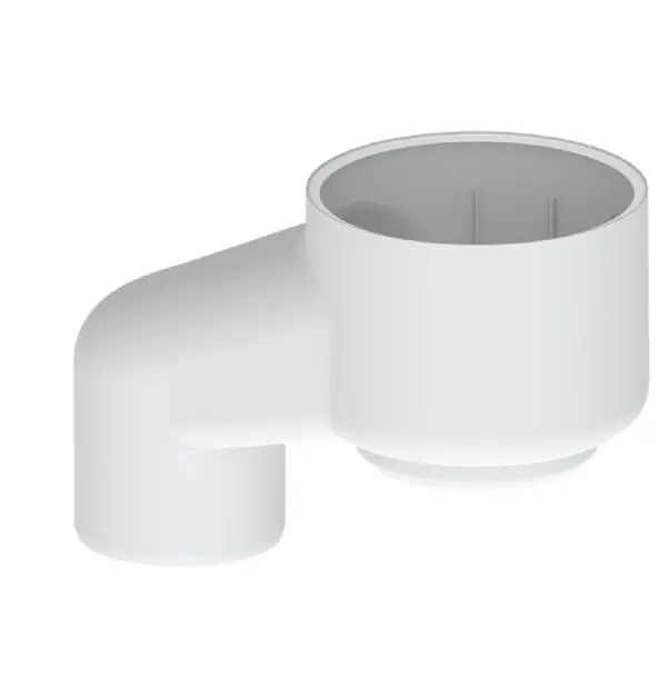 Beste Prijs Burgerhout broekstuk 80/80 - 80/125 mm, afstand hart tot hart 120mm, kunststof 400452916