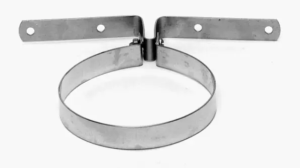 Burgerhout dakbeschotbeugel 181mm combi doorvoer 80-80/125mm blank 400453432 Weekendaanbieding