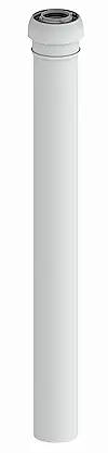 Burgerhout EasySafe verlengpijp 60/100mm, L=2000mm PP, concentrisch wit 410470873 Nieuw