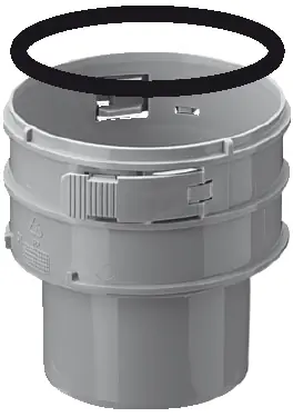 Burgerhout Flex koppelstuk 80mm Flex spie-flex (onder) 400452078 Goedkoop