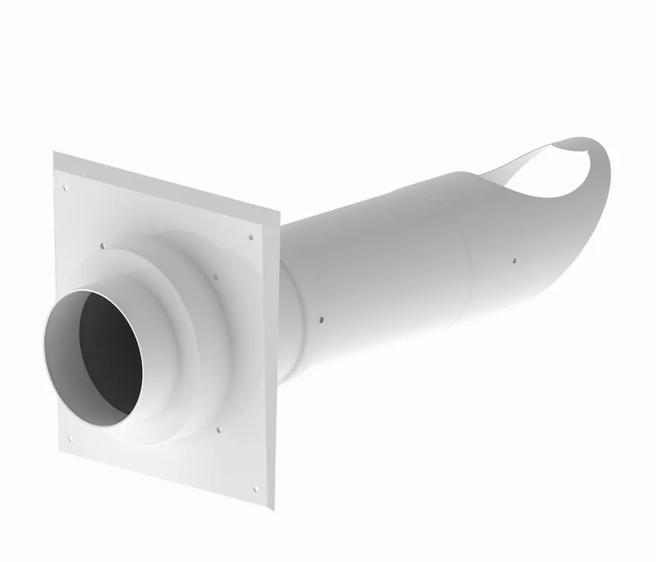 Flitsaanbieding Burgerhout Flex schachtaansluiting 60/100mm m. brandmanchet 400470142