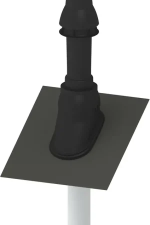 Flitsaanbieding Burgerhout FX Easy Skyline dakdoorvoer concentrisch 60-100mm lengte 1280mm zwart/wit 400472009