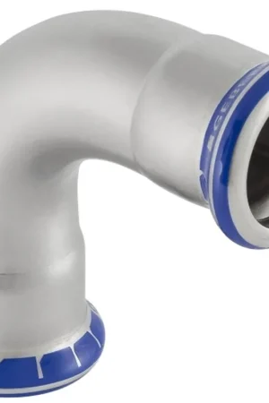 Alleen Vandaag Geberit Mapress, Bocht, 90 graden, 1-delig, RVS 316, met CIIR afdichtring, 12mm x 12mm (persmof x persmof)