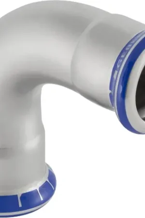 Exclusieve Aanbieding Geberit Mapress, Bocht, 90 graden, 1-delig, RVS 316, met CIIR afdichtring, 54mm x 54mm (persmof x persmof)