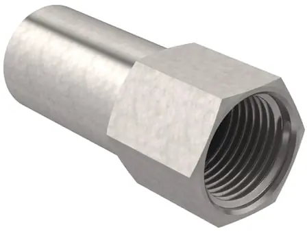 Koop Online Geberit Mapress, Overgang, recht, 1-delig, RVS 316, met CIIR afdichtring, 28mm x RP1/2" (schuifeind x binnendraad)