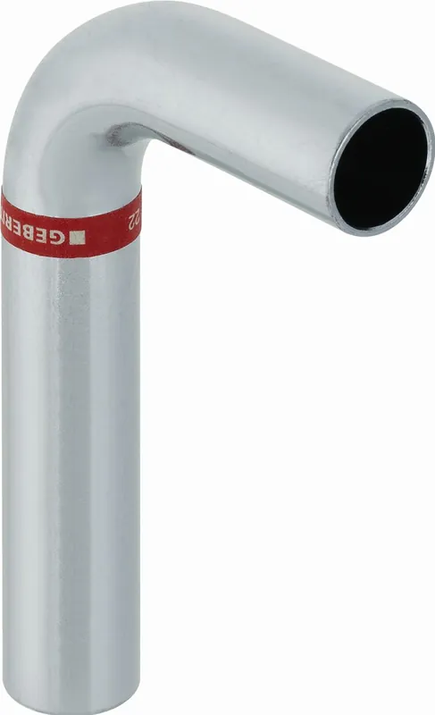 Korting Geberit Mapress, Pasbocht, 90 graden, 1-delig, C-staal, met CIIR afdichtring, 15mm x 15mm (schuifeind x schuifeind)