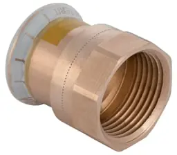 Beste Prijs Geberit Mapress, Schroefbus, gas, recht, 1-delig, koper, met HNBR afdichtring, 15mm x RP1/2" (persmof x binnendraad)