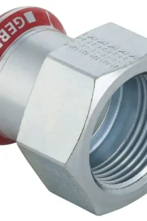 Fabrieksprijs Geberit Mapress, Schroefbus, recht, 1-delig, C-staal, met CIIR afdichtring, 35mm x RP1.1/4" (persmof x binnendraad)