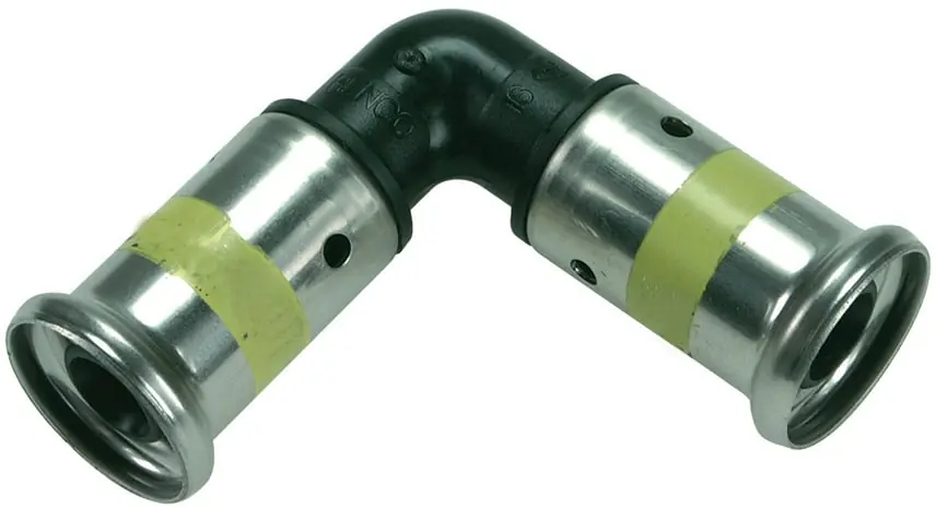 Koop Vandaag Henco knie koppeling 90gr, 16 x 16mm kunststof GAS (pers x pers)