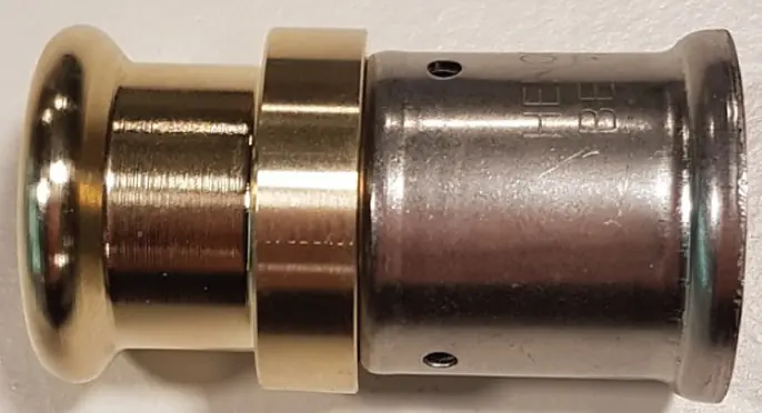 Henco rechte koppeling, doorverbinder 32 x 28mm geschikt voor M-, V- en SA-profiel (pers x CU-pers) 36P3228P Bestel Nu