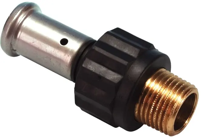 Henco rechte koppeling, puntstuk 32mm x 1 1/4" kunststof (pers x buitendraad) Meest Verkocht
