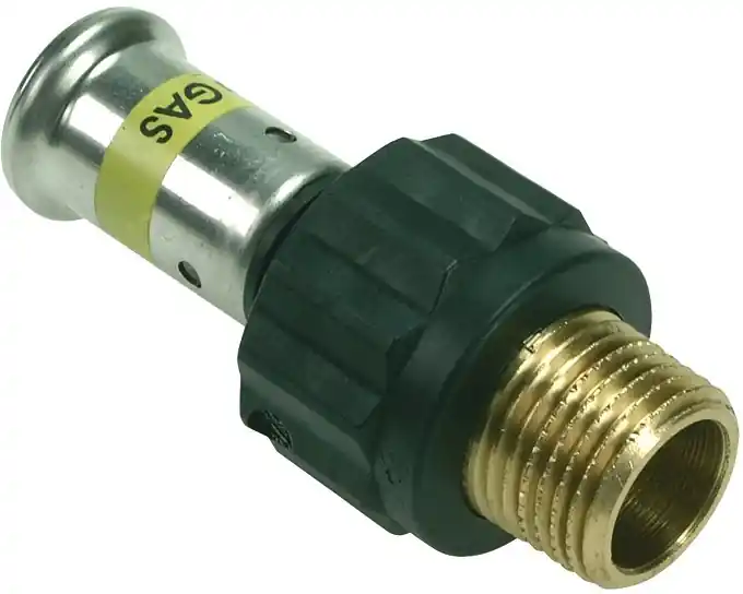 Dagaanbieding Henco Rechte nippel buitendraad Gas 26x1"