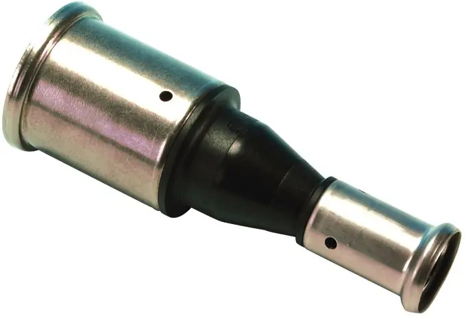 Henco rechte koppeling, verloopkoppeling 16 x 14mm kunststof (pers x pers) Favoriet