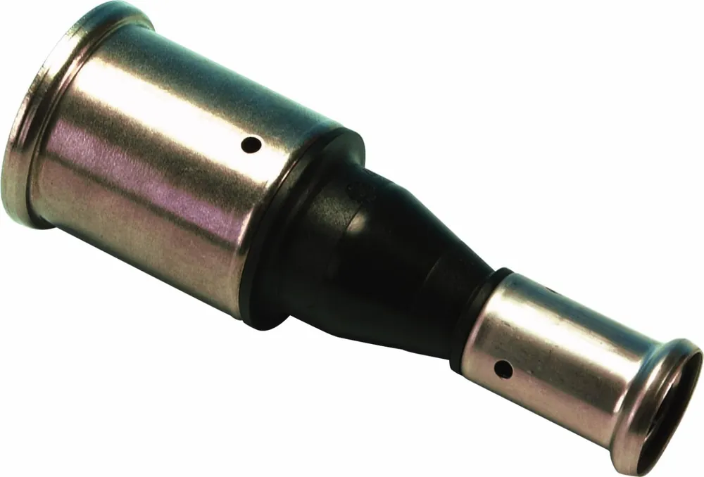 Beperkt Aanbod Henco rechte koppeling, verloopkoppeling 26 x 16mm kunststof (pers x pers)