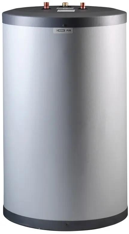 Shop Nu Nibe PUB2 indirect gestookte boiler staand model 200 liter 34kW met enkele scheiding 087410