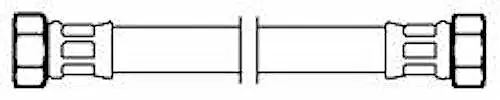Betrouwbaar Neoperl Neoflex DN8 Flexibele metalen aansluitslang 20cm 60738020