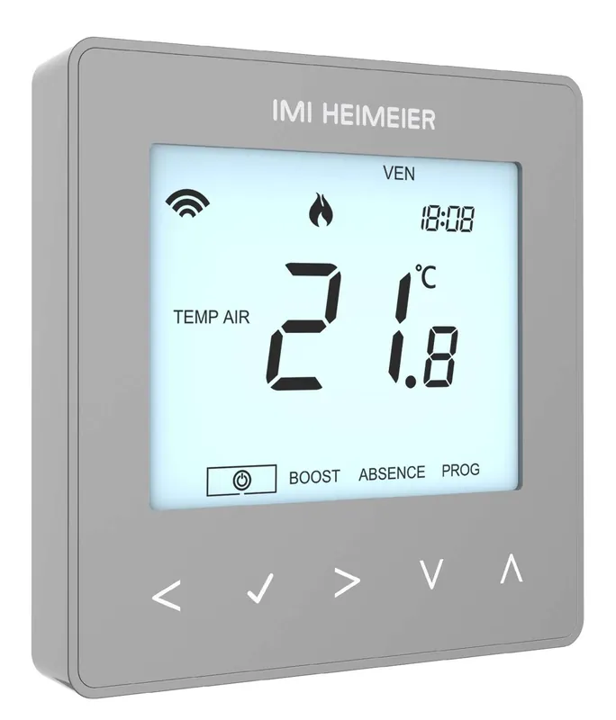 Koop Online neoStat V2, zilver, ruimtethermostaat