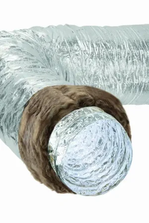 Lage Prijs Panflex AM2 ISO Thermische geisoleerde ventilatie slang D125mm, lengte 10m