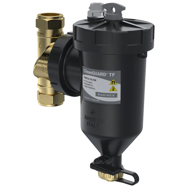 Beperkt Aanbod Raminex Clean Guard TF vuilafscheider DN20 22 mm knel voor CV-installaties 410060