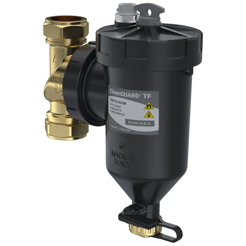 Raminex Clean Guard TF vuilafscheider DN25 28 mm knel voor CV-installaties 410061 Fabrieksprijs