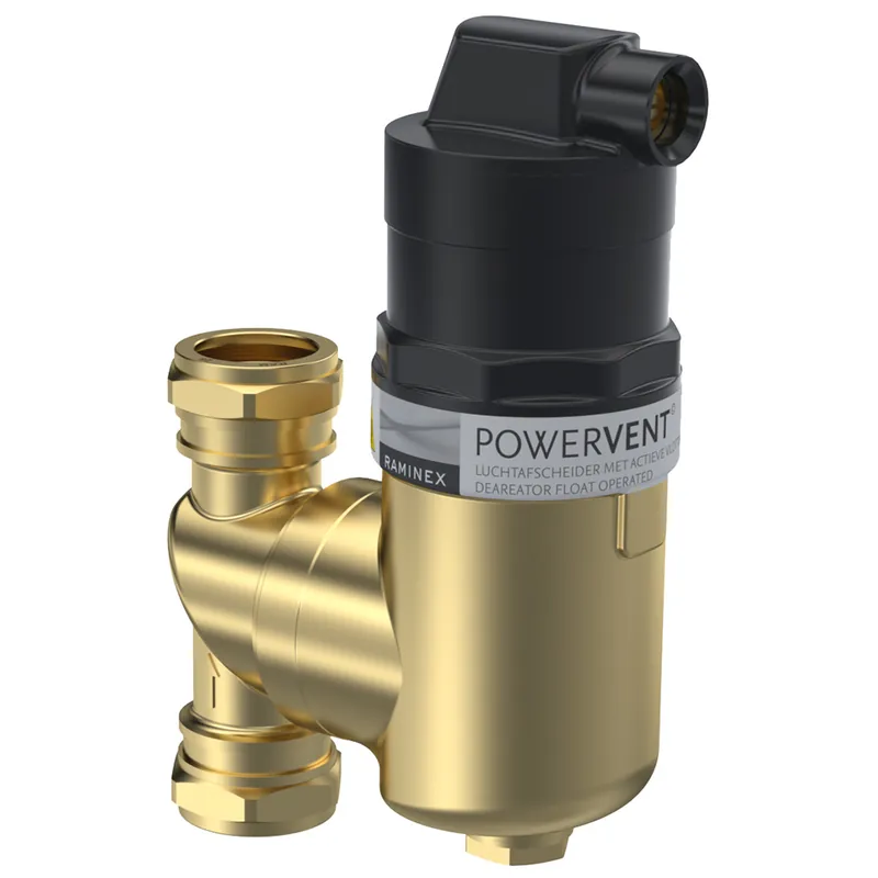 Raminex PowerVent LT luchtafscheider DN25 28 mm knel x 28 mm knel 410085 Rechtstreeks Van De Fabrikant