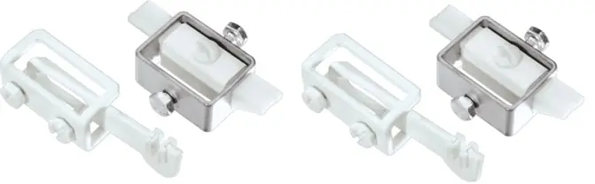 Voordeelprijs Rofix, radiatorstandconsoleset, bevestigingsset montagebeugels voor type 22 en 33, wit RAL9016