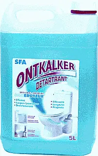 Betrouwbaar Sanibroyeur Ontkalker biologisch afbreekbaar naspoelen met water wateroplosbaar 5 liter DET