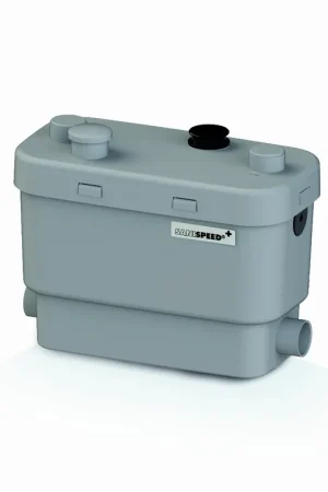 Merkproduct Sanibroyeur Sanispeed Silence+, Vuilwaterpomp, opvoerhoogte 5m verticaal, 50m horizontaal, 1x DN 40, 1x DN32