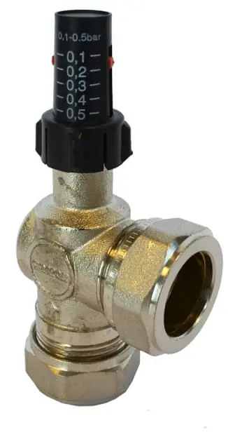 Solar drukverschilregelaar 22mm knel Exclusieve Aanbieding