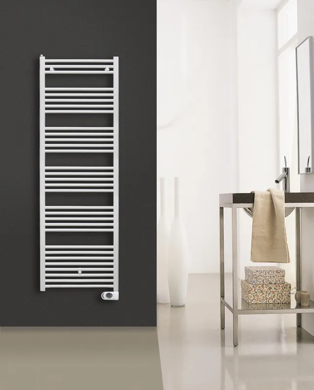 Solar elektrische handdoekradiator 1750 x 600mm (H x B) 1000W wit RAL9016 BSC060Y01SO01NNN01 Korting