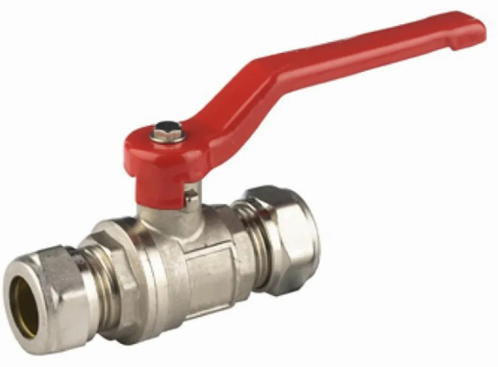 Solar CV kogelkraan / kogelafsluiter 15mm knel m. rode hendel messing verchroomd volle doorlaat 05-0050 Koop Online