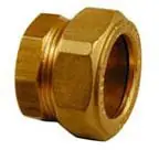 Solar Knelfitting, messing, eindkoppeling knel 22mm Hete Deal
