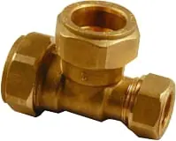 Solar Knelfitting, messing, T-koppeling 15x15x12mm knel (knel x knel x knel) Dagaanbieding