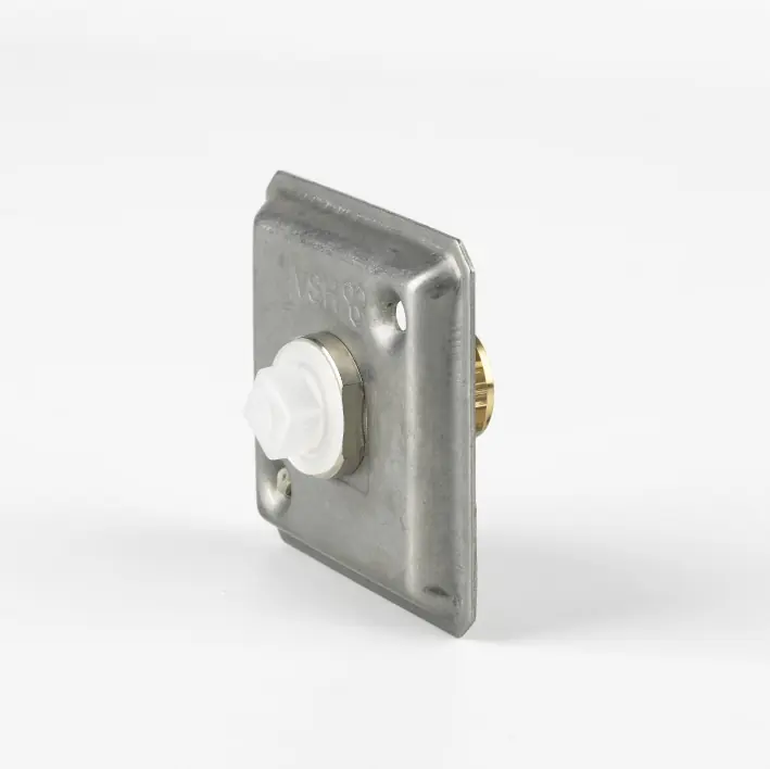 Finale Uitverkoop Solar gevelplaat vierkant model, 15mm knel RVS.