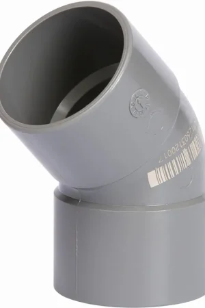 Solar Plus fitting bocht pvc aansluiting 1 50mm lijmmof aansluiting 2 50mm 1196900556 Op = Op