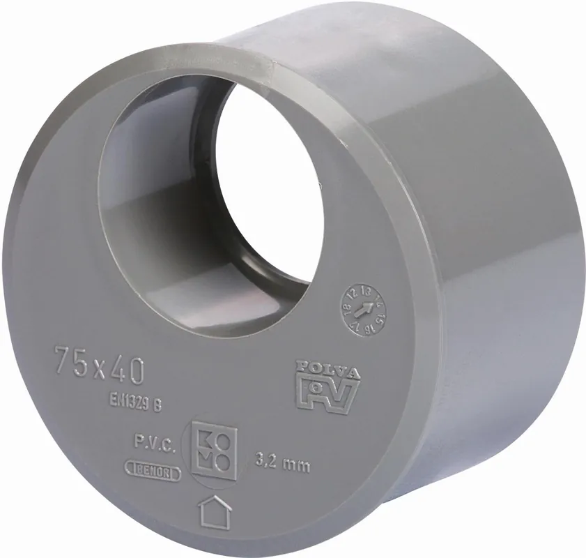 Solar Plus fitting recht pvc aansluiting 1 50mm lijmmof aansluiting 2 40mm 1196900715 Lage Prijs